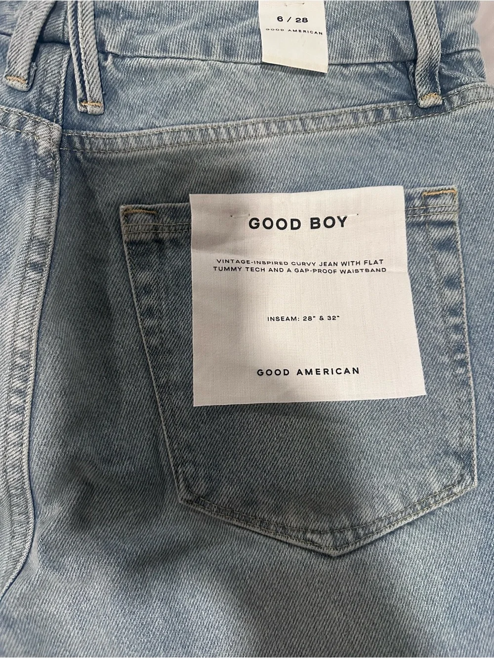 Good American Light Blue High-Rise Jeans
